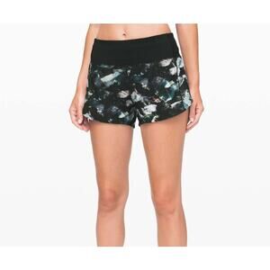 Lululemon Speed Up Short Long *4" Updated Fit Glacier Camo Women's Size 4